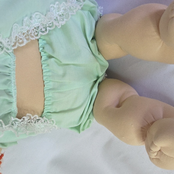 Cabbage Patch Kid Doll Vintage 1985 Original Outfit One Tooth Redhead Blue Eyes - Picture 8 of 13